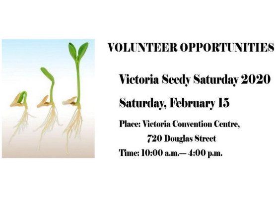 Victoria Seedy Saturday – Volunteer Opportunities